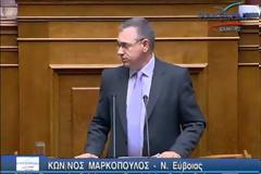 Ο Κώστας Μαρκόπουλος στη Βουλή 9/4/2012