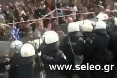 Βίντεο από τα επεισόδια μετά το τέλος της παρέλασης στη Θεσσαλονίκη