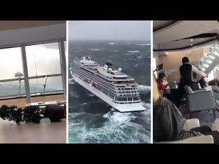 Φωτογραφία για Νορβηγία: Τα συγκλονιστικά βίντεο από το κρουαζιερόπλοιο του τρόμου