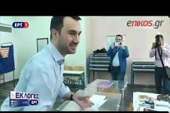 Στην Καλαμάτα ψήφισε ο Αλ. Χαρίτσης