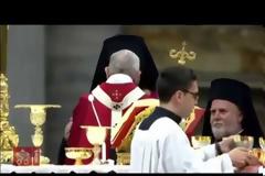 Συμπροσευχή της Αντιπροσωπείας του Οικουμενικού Πατριαρχείου με τον Πάπα Φραγκίσκο στη 