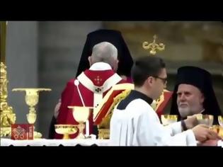 Φωτογραφία για Συμπροσευχή της Αντιπροσωπείας του Οικουμενικού Πατριαρχείου με τον Πάπα Φραγκίσκο στη Θρονική εορτή του Βατικανού