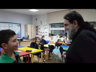 Φωτογραφία για π. Ευάγγελος Παπανικολάου. Ομιλία στα παιδιά του Ελληνικού σχολείου στο Ντουμπάι