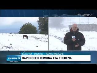Φωτογραφία για Πτώση θερμοκρασίας με καταιγίδες- Χιόνισε στα ορεινά των Γρεβενών! (video)