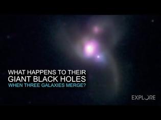 Φωτογραφία για Τι συμβαίνει όταν συγκρούονται τρεις γαλαξίες μεταξύ τους