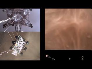 Φωτογραφία για Το πρώτο βίντεο της προσεδάφισης του Perseverance στον Άρη και η πρώτη ηχητική καταγραφή
