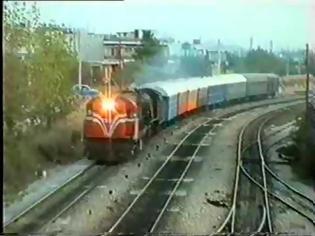 Φωτογραφία για . Βίντεο από την περιοδεία ειδικού  τρένου του ΟΣΕ που κυκλοφόρησε το 1993.