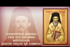 Παρακλητικός Κανών εις τον Άγιο Καλλίνικο Μητροπολίτου Εδέσσης, Πέλλης και Αλμωπίας