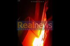 Έτσι έβαλαν φωτιά το κτήριο όπου στεγάζεται το Real Group . Όλο το χρονικό στο VIDEO