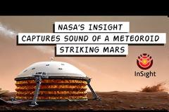 InSight NASA :Ακούστε τον μετεωρίτη που χτυπά τον πλανήτη Άρη