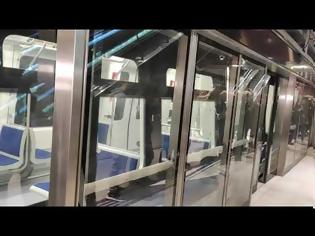Φωτογραφία για Συρμός του μετρό σφύριξε στο σταθμό Παπάφη. Βίντεο και εικόνες.
