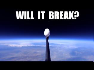 Φωτογραφία για Απίστευτο πείραμα: Έριξε αυγό από το διάστημα και δεν έπαθε τίποτα (Video)