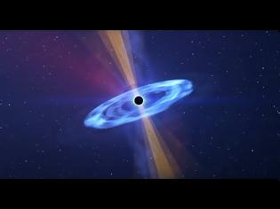 Φωτογραφία για Μια μαύρη τρύπα που διασχίζει περισσότερο από τη μισή διαδρομή του Σύμπαντος και εκτοξεύει ύλη με ταχύτητα που πλησιάζει την ταχύτητα του φωτός