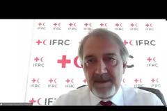 Τιμητική αναφορά του Προέδρου της ΔΟΕΣ στον Ελληνικό Ερυθρό Σταυρό.