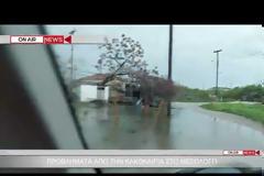 ΜΕΣΟΛΟΓΓΙ: Προβλήματα από την κακοκαιρία (ΦΩΤΟ -ΒΙΝΤΕΟ)