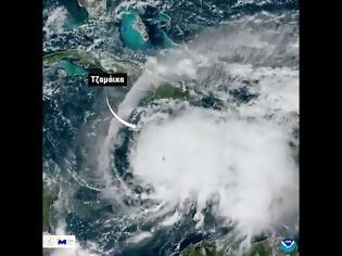 Φωτογραφία για Ο Κυκλώνας Melissa σε κίνηση