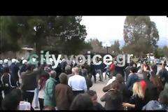Φυγάδευσαν από την πίσω πόρτα, τον Σαλμά (BINTEO)...!!!