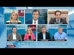 Φωτογραφία για Υπ.Υγείας Άδωνις Γεωργιάδης στο ν ΣΚΑΪ για Γενόσημα και νοσηλεία