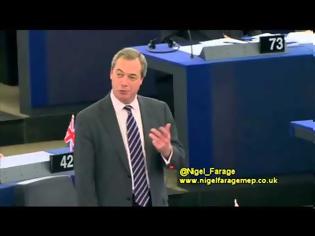 Φωτογραφία για 15.1.2014 - Nigel Farage κατα Σαμαρά: You Must Call Your Party NO DEMOCRACY
