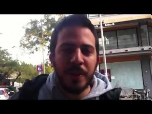 Φωτογραφία για ΤΩΡΑ: Συμβολική απεργία πείνας ξεκίνησαν Κύπριοι φοιτητές έξω από του Τουρκικό Προξενείο (ΦΩΤΟ+VIDEO)