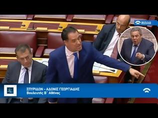 Φωτογραφία για Σφοδρή αντιπαράθεση ανάμεσα στον Αντιπρόεδρο της ΝΔ Άδωνι Γεωργιάδη και τον Υπουργό Εθνικής Άμυνας Πάνο Καμμένο....